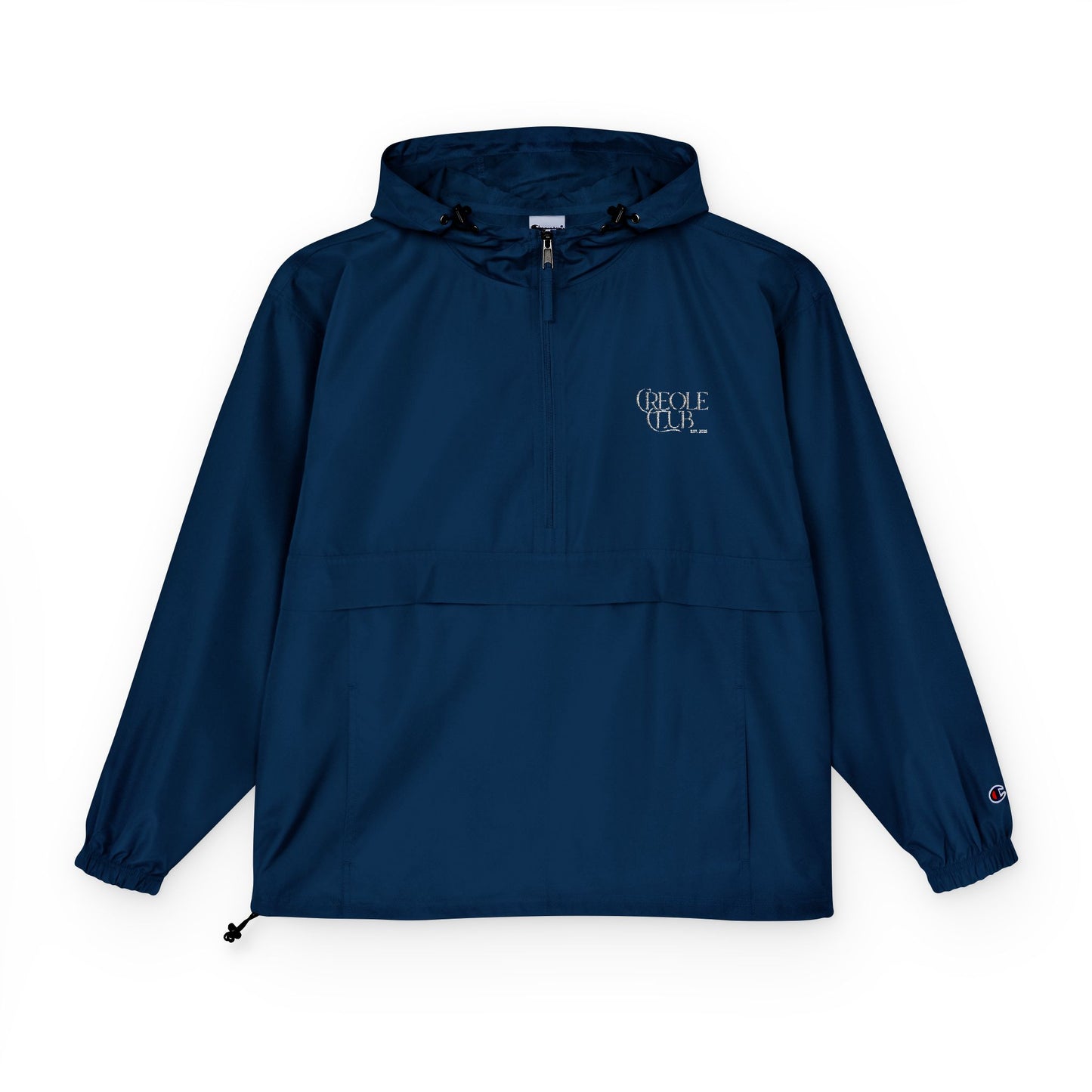 Packable Unisex Anorak Jacket - Stylish & Lightweight Black Windbreaker