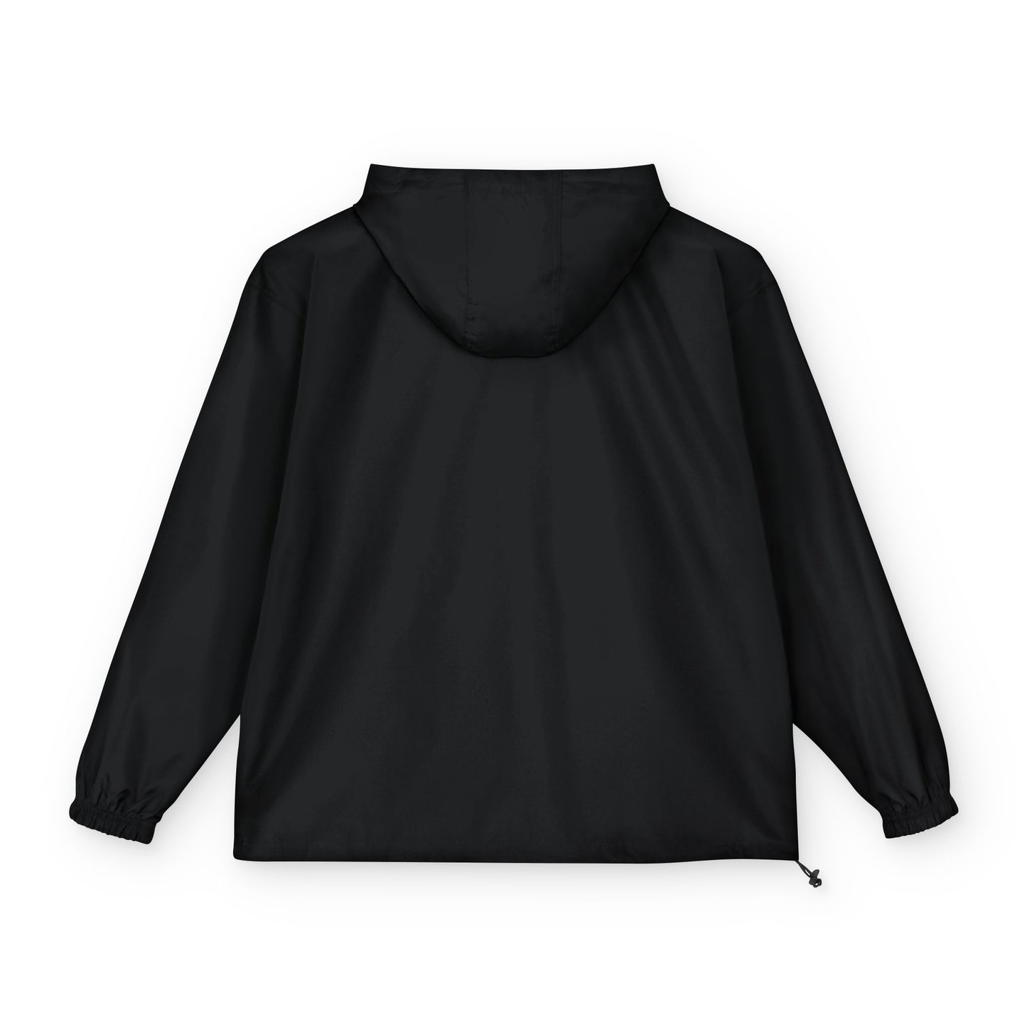 Packable Unisex Anorak Jacket - Stylish & Lightweight Black Windbreaker